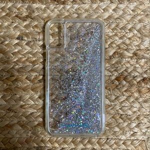 Case-mate iPhone X iridescent glitter waterfall case